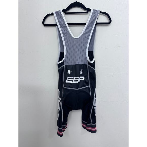Hindcapie EBS Cycling Bibs black gray men's size small padded seat - Picture 2 of 4